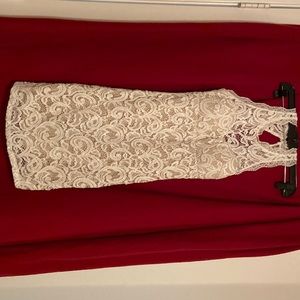 Sequin Hearts Lace Dress